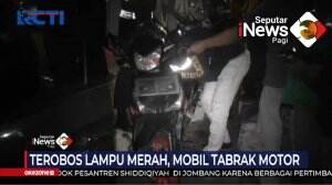 Kecelakaan Melibatkan Motor Dan Mobil