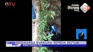 Pemotor Masuk Jurang 20 Meter