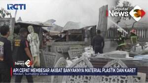 Gudang Pencetakan Batu Alam Terbakar