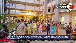 Gempa Guncang Pulau Bali