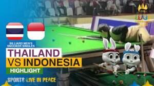 Highlight Billiard Men's Snooker Singels Sea Games Cambodia 2023 Thailand Vs Indonesia Match 2