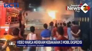Preman Bakar 3 Mobil Ekspedisi