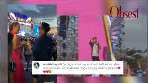 Luna Maya Nonton Konser Ariel