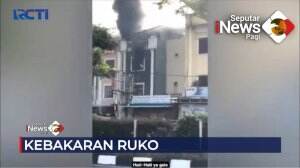 Ruko Penjual Perlengkapan Dekorasi Terbakar