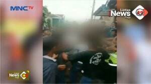 Pencuri Motor Babak Belur Diamuk Warga
