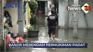 Puluhan Rumah Cengkareng Terendam Banjir