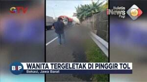 Wanita dan Bayi Jatuh Dari JPO Bekasi