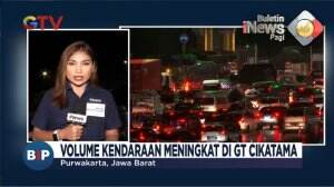 GT Cikatama Dipadati 25 Ribu Pemudik
