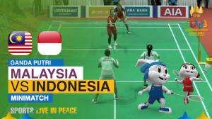 Minimatch Badminton Ganda Putri Sea Games Cambodia 2023 Malaysia Vs Indonesia