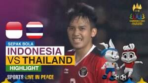 Highlight Sepak Bola Sea Games Cambodia 2023 Thailand Vs Indonesia