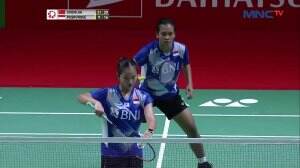 Indonesia Vs China - Ganda Putri : Puspita Sari/Rose Vs Chen/Jia