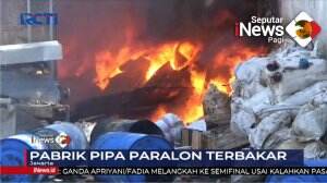 Pabrik Paralon Terbakar