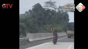 Nekat, Motor Masuk Tol Trans Sumatera