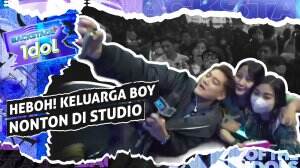 Heboh! Keluarga Boy Nonton di Studio