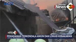 9 Rumah Di Medan Ludes Dilalap Api