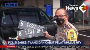 Mobil Nomor Polisi RFY Langgar Lalu Lintas