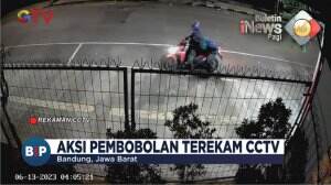 Pembobolan Toko Baju Terekam CCTV