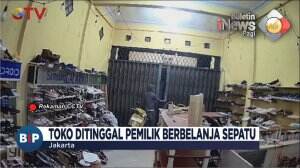 Toko Sepatu Dibobol Maling