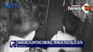 Warung Dibobol, Pemilik Rugi 35 Juta Rupiah
