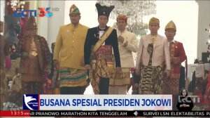 Busana Spesial Presiden Jokowi
