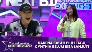 Karena Salah Pilih Lagu, Cynthia Belum Bisa Lanjut! - The Indonesian Next Big Star 2023