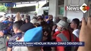 Eksekusi Rumah Dinas Berakhir Ricuh