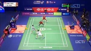 Highlight Victor Hong Kong Open 2023 Carna/Marth Vs Lee/Wang