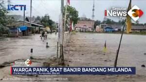 Warga Panik Diterjang Banjir Bandang
