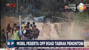 Mobil Peserta Offroad Tabrak Penonton