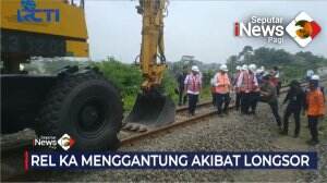 Pasca Longsor, Menteri Perhubungan Periksa Rel Kereta