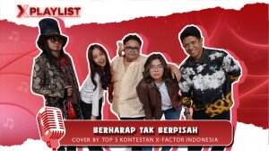 Karaoke Bareng TOP 5 Kontestan X Factor Indonesia "Berharap Tak Berpisah"