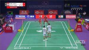 Minimatch Ganda Campuran BWF Sudirman Cup 2023 Ferdi Widja Vs Puava Taera