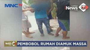 Pembobol Rumah diamuk Massa