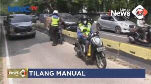 Operasi Tilang Manual di Jalur Busway