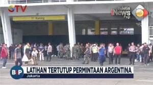 Argentina Gelar Latihan Tertutup