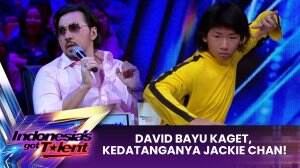 David Bayu Kaget, Kedatanganya Jackie Chan! - Indonesia's Got Talent 2023