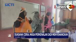Sambut Siswa, Guru Berkostum Ikan