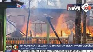 Musholla Sekolah di Lampung Terbakar
