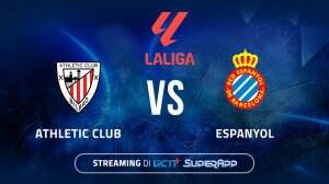 Streaming Athletic Club vs Espanyol di RCTI+ SuperApp