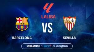 Streaming Barcelona vs Sevilla di RCTI+ SuperApp