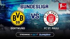 Streaming Dortmund vs FC St. Pauli di RCTI+ SuperApp