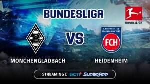 Streaming Monchengladbach vs Heidenheim di RCTI+ SuperApp