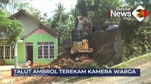 Talut Ambrol Timpa Rumah Warga