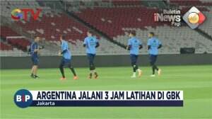 Argentina Jalani Latihan Selama Tiga Jam