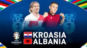 Minimatch Albania vs Kroasia Euro 2024