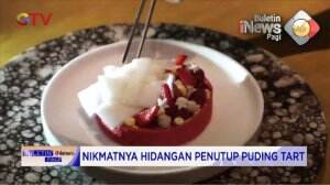 Menikmati Hidangan Penutup Puding Tart