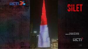 Burj Khalifa Ikut Meriahkan Kemederkaan RI Ke-78