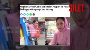 Nagita Slavina Naik Angkot Ke Pasar, Bener Nih?