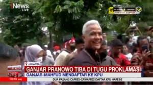 Ganjar Pranowo Tiba Di Tugu Proklamasi
