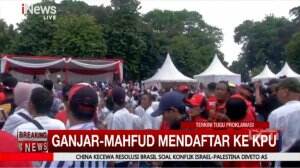 Ribuan Pendukung Ganjar - Mahfud MD Memadati Tugu Proklamasi